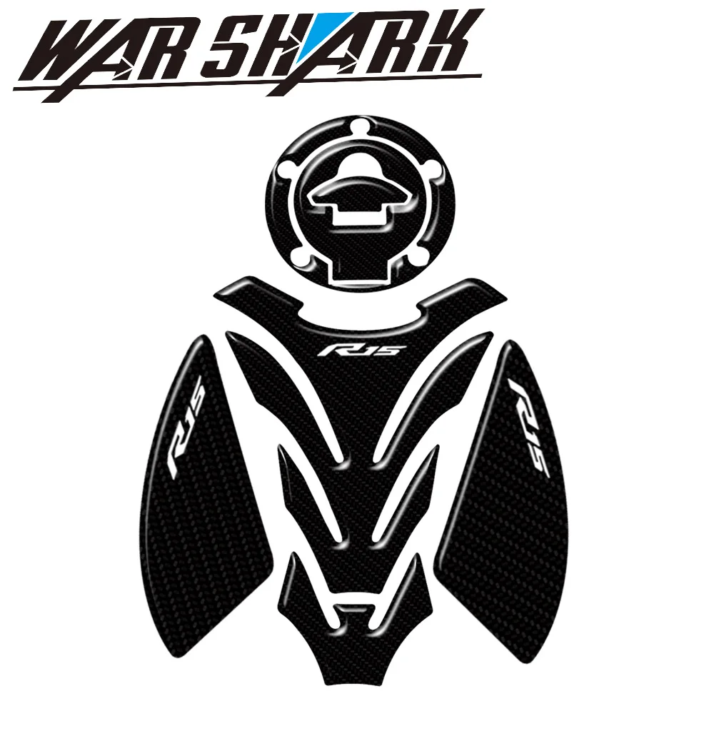 3D наклейки для мотоцикла Yamaha YZF R15 R 15 2013-16 аквариума из натурального углеродного