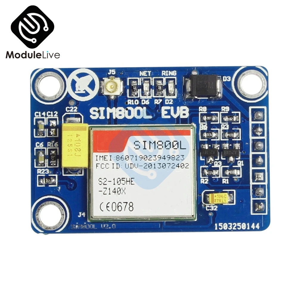 SIM800L V2.0 2 0 V2 5V беспроводной GSM GPRS четырехдиапазонный модуль с антенной кабельный