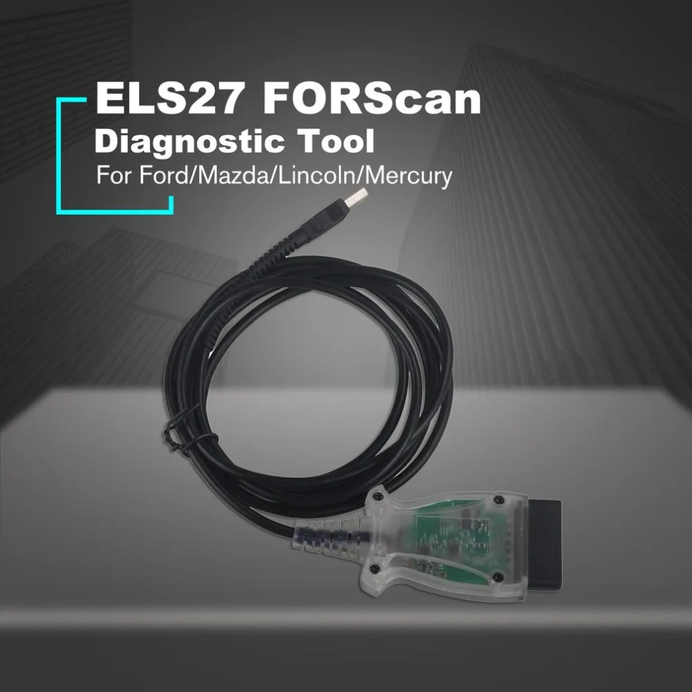 ELS27 FORScan V2.2.6 OBD2 USB Сканер диагностический кабель для Ford/Mazda/Lincoln/Mercury Code Reader