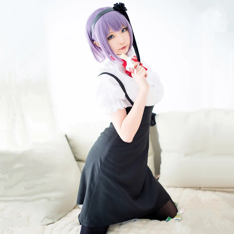 Anime Dagashi Kashi Hotaru Shidare Role Cosplay Costume Halloween Party Fancy dress School Uniform Outfit tops + skirt wristba |