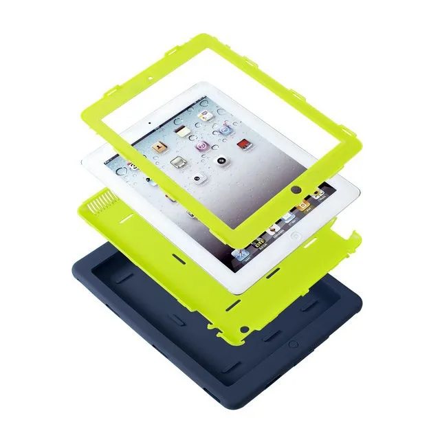 Для Apple iPad чехол Amor покрытия тяжелых силиконовые Защитный противоударный чехол для iPad 9,7 дюйма Экран протектор фильм