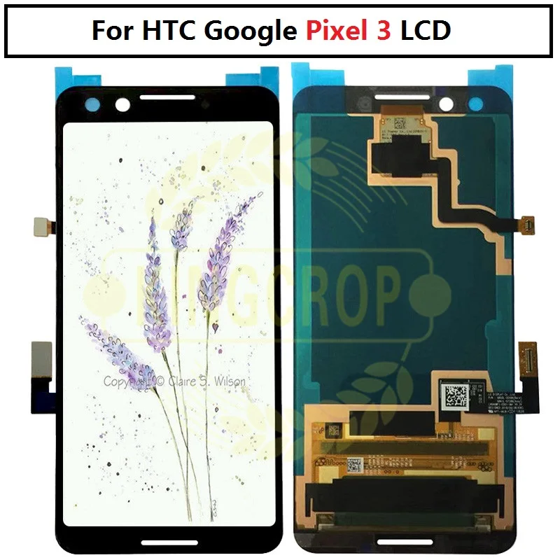 Для Google Pixel 3 ЖК дисплей Экран кодирующий преобразователь сенсорного экрана в
