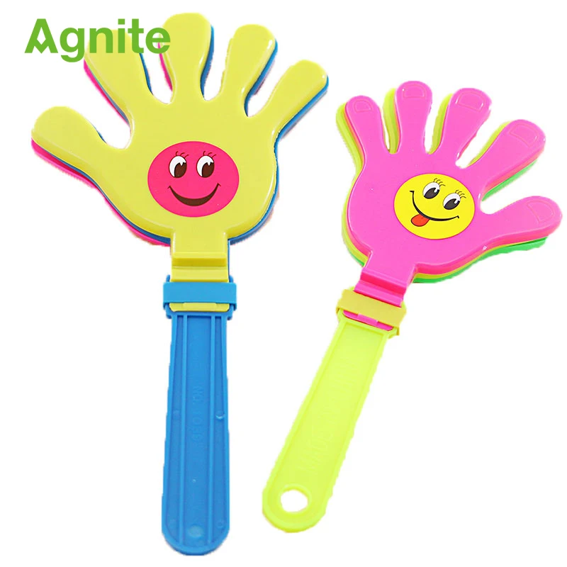 Agnite Kawaii хлопайте руками товары для концертов 28 см Экологичные пластиковые фанаты