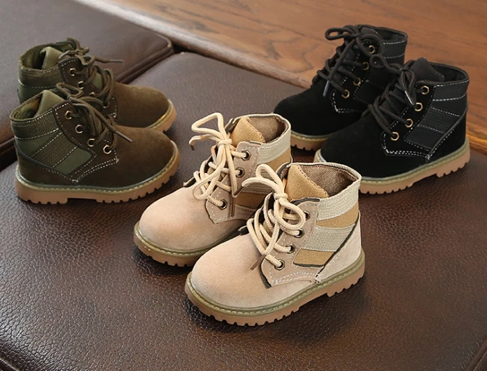 2019 new boys and girls single boots children's wolf in the desert New fashion non-slip Winter | Детская одежда и обувь