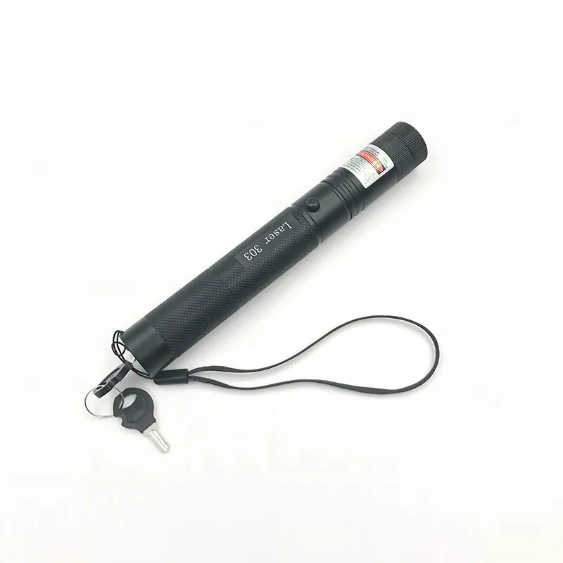 Green Laser Мощная лазерная ручка 303 Регулируемый фокус 532nm зеленый лазерный проектор лазерная указка ручка - Цвет: Green Laser