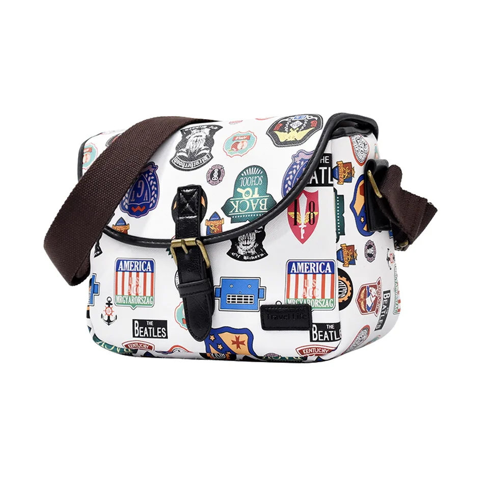Мужская и женская сумка для водонепроницаемых камер DSLR для Sony Nikon Canon Canvas Micro Single Messenger Flower Leather Photography Shoulder on.