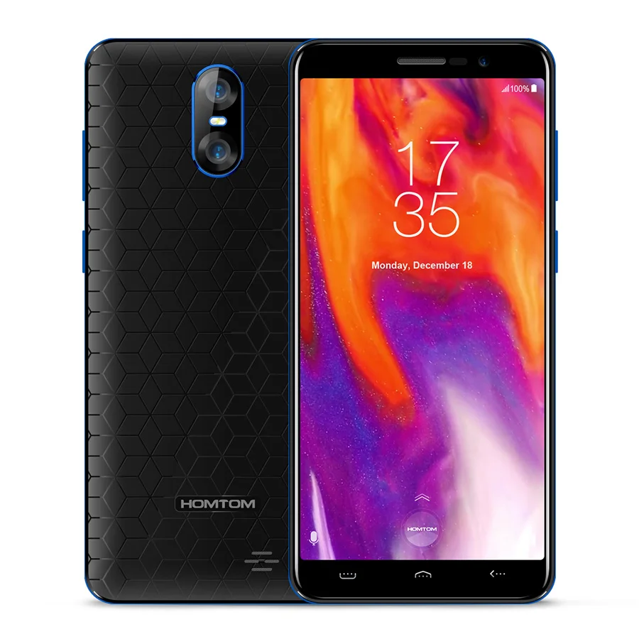 HOMTOM S12 смартфон 5 0 дюймов HD 18:9 полный Дисплей 1 ГБ Оперативная память 8 Встроенная