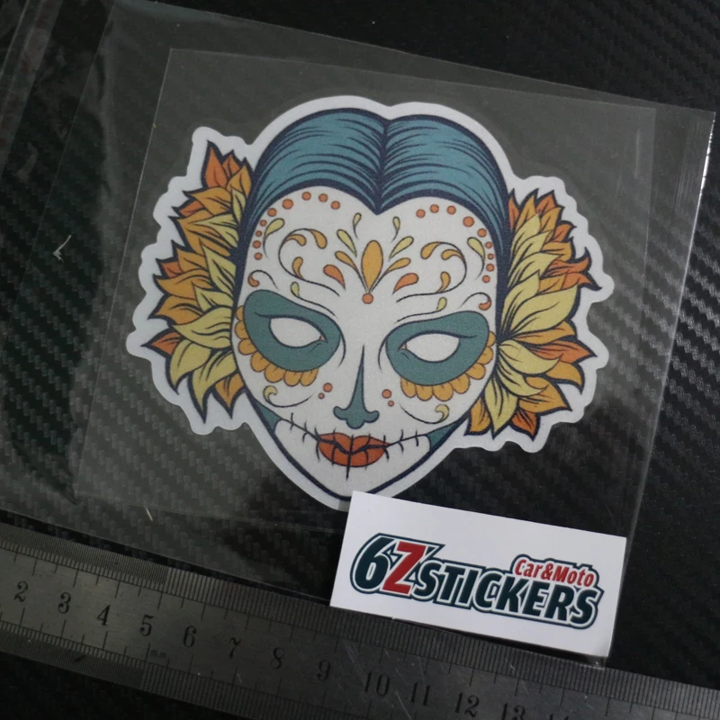 

SUGAR SKULL STICKER Day of the dead Mexican Car Motorbike Guitar Laptop Skulls