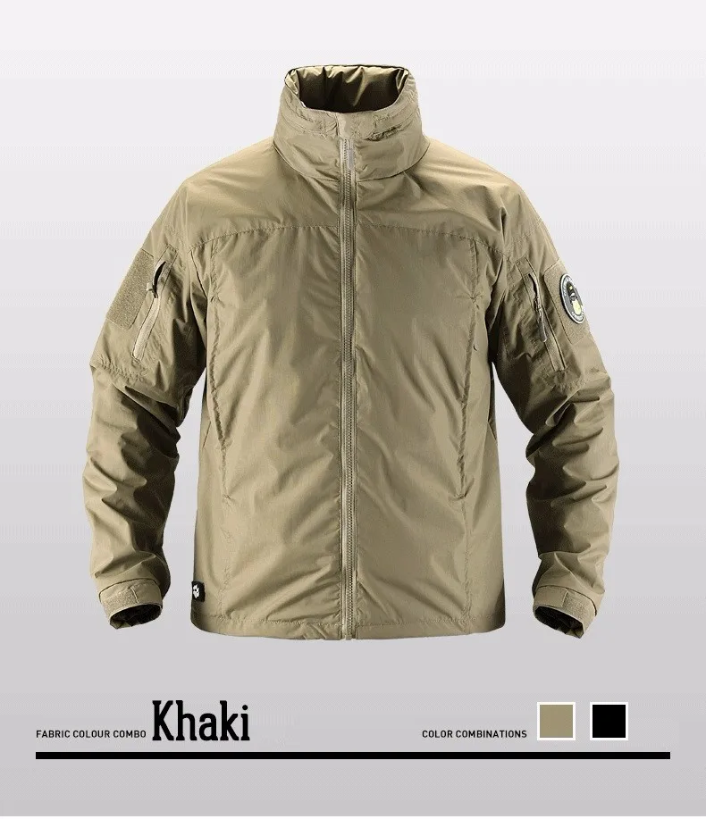 Refire gear легкая армейская тактическая куртка мужская Весенняя водонепроницаемый капюшон ветровка пальто Мужская Осенняя мягкая военная куртка