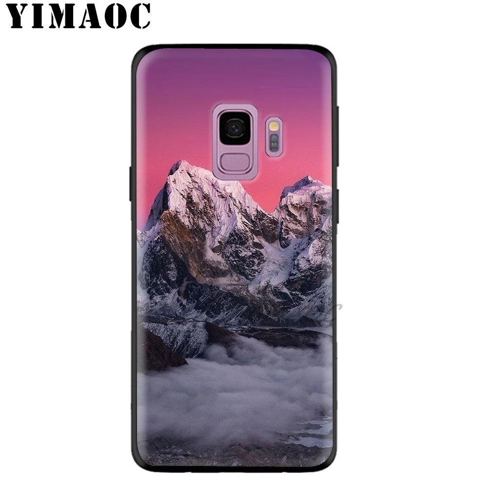 YIMAOC The dark sun mountains Soft Silicone Case for Samsung Galaxy A9 A8 A6 Plus 2018 A5 A3 2017 2016 Note 9 8 |