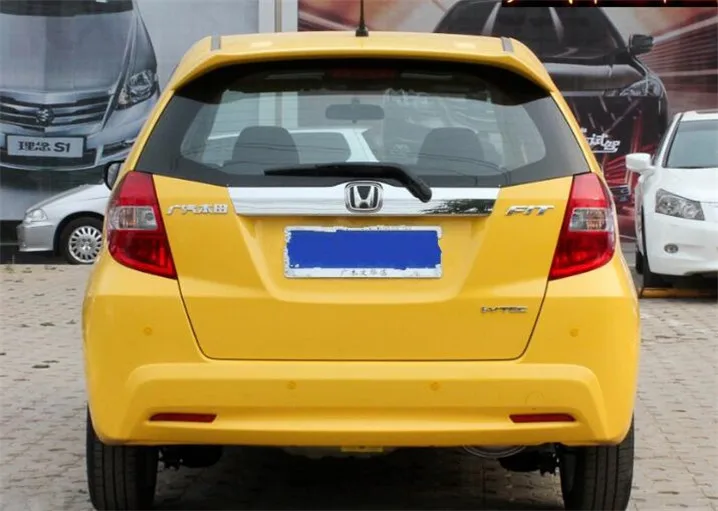 Для Honda Jazz Fit спойлер высокое качество абс материал заднее крыло праймер цвет задний спойлер для Honda Fit спойлер 2008-2013