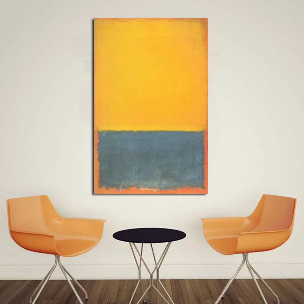JQHYART Mark Rothko Классическая масляная живопись натюрморт живая комната Холст