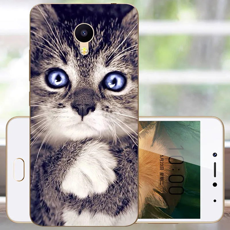 Мягкий чехол MONAEVA из ТПУ для Meizu M5S мини силикона с модным принтом бампер M 5S