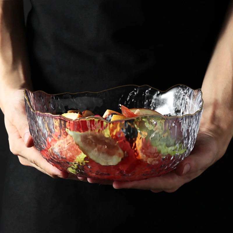 1500 мл Стекло салатник ужин Еда чаша хрустальный поднос Кухня посуда|glass salad|salad