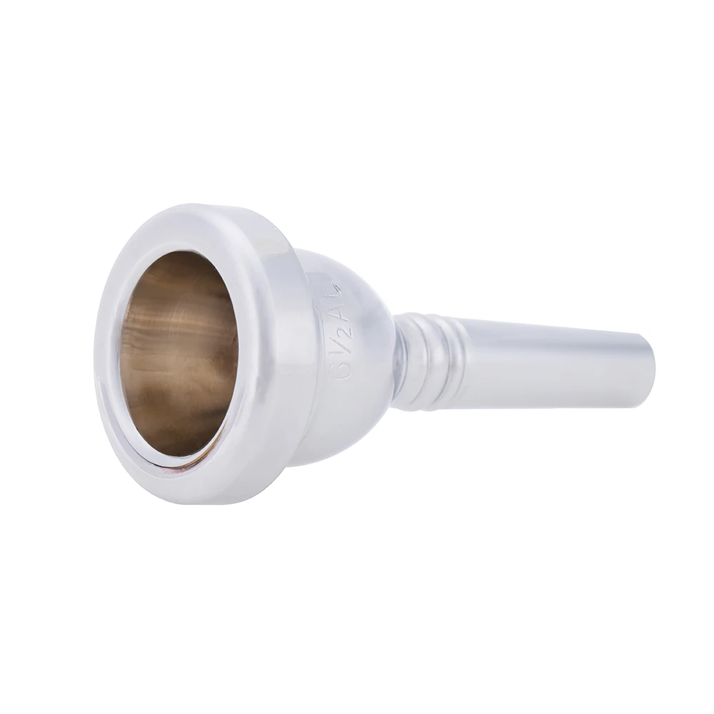

Nickel-Plated Copper Alto Trombone Mouthpiece 6 1/2AL Small Shank