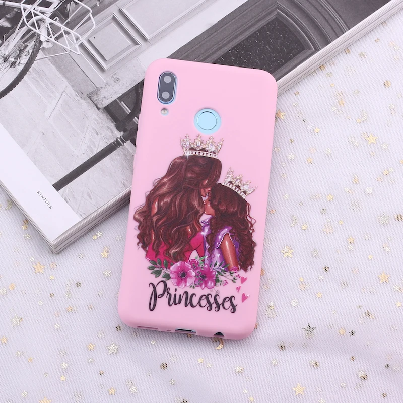 Для Samsung S8 S9 S10 S10e S20 Plus Note 8 9 10 A7 A8 принцессы Одежда для мамы папы и ребёнка Конфеты