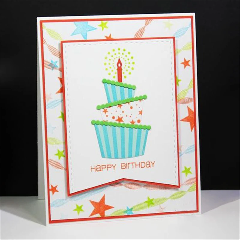 Диярты еда сладости кекс металла резки трафарет для DIY Скрапбукинг альбом