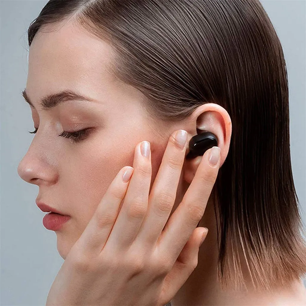 iaomi Redmi Airdots TWS Bluetooth наушники стерео бас Bluetooth 5,0 Eeadphones с микрофоном Handsfree Наушники управление AI