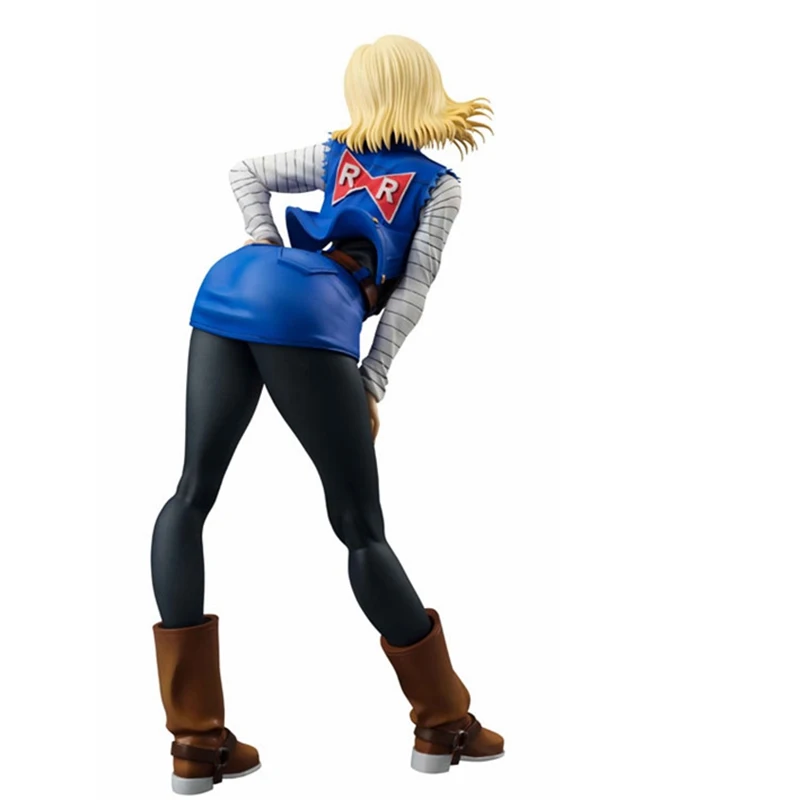 19 см игрушечные фигурки из игры Dragon Ball DBZ (“Android 18 лазурь пикантные Аниме Фигурки