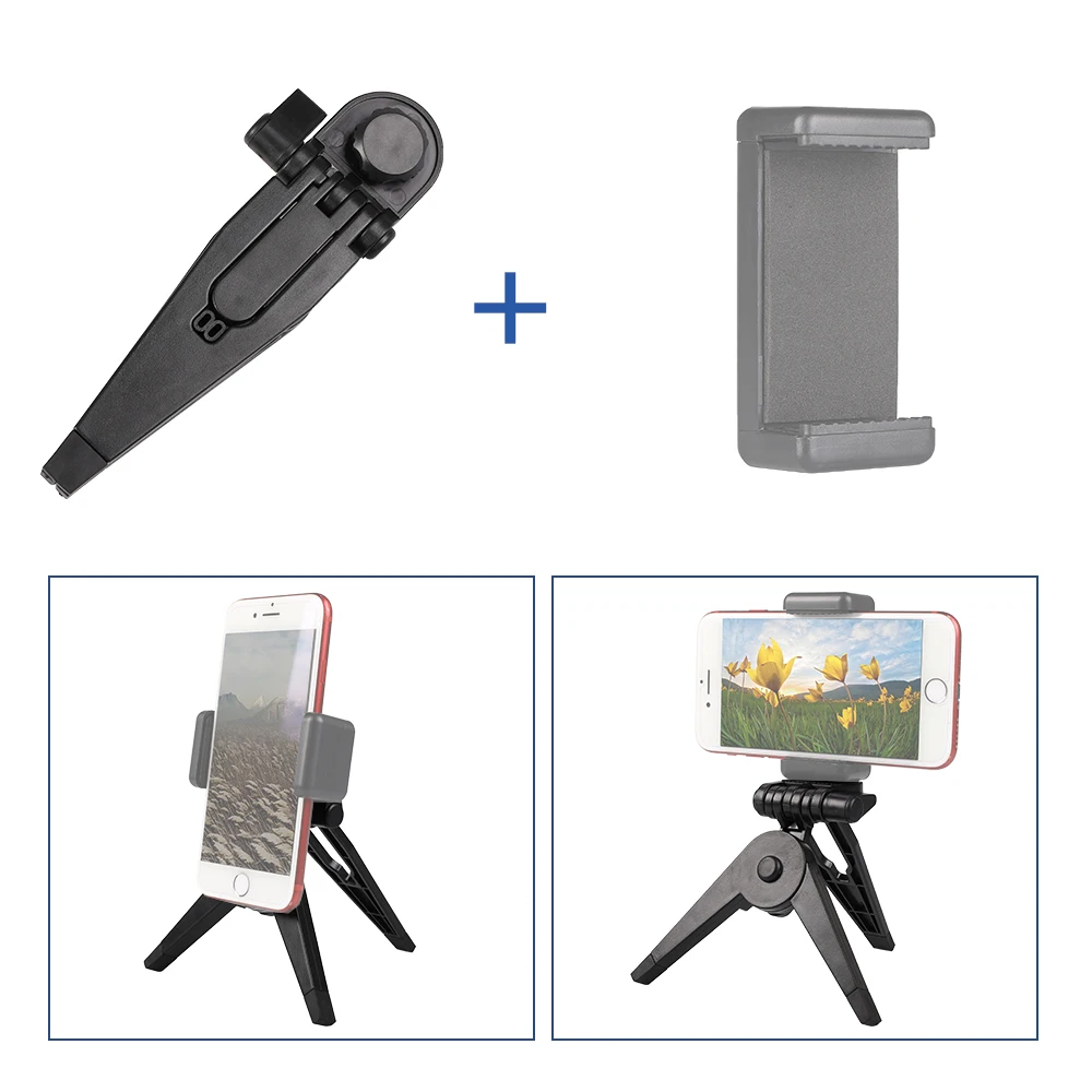 Kaliou Rotating Table Desk Mini Tripod for Smartphone iPhone Huaweixiaomi Samsung Monopod Gopro 7 6 5 4 3 2 1 Sjcam SJ4000 | Электроника