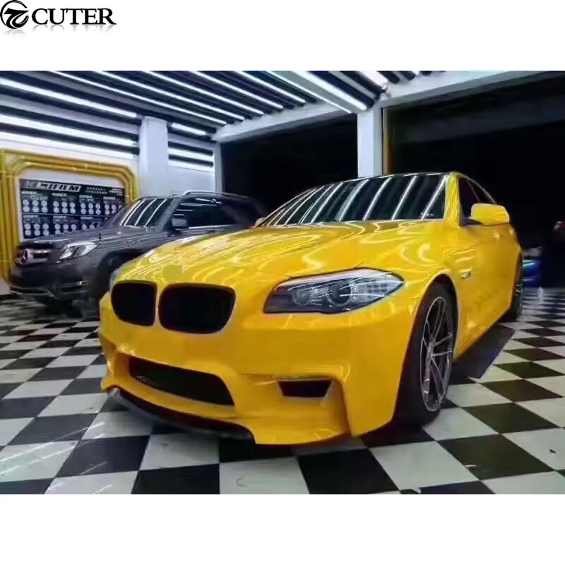 Неокрашенный Комплект кузова автомобиля из ПУ серии F10 F18 5 передний бампер задний