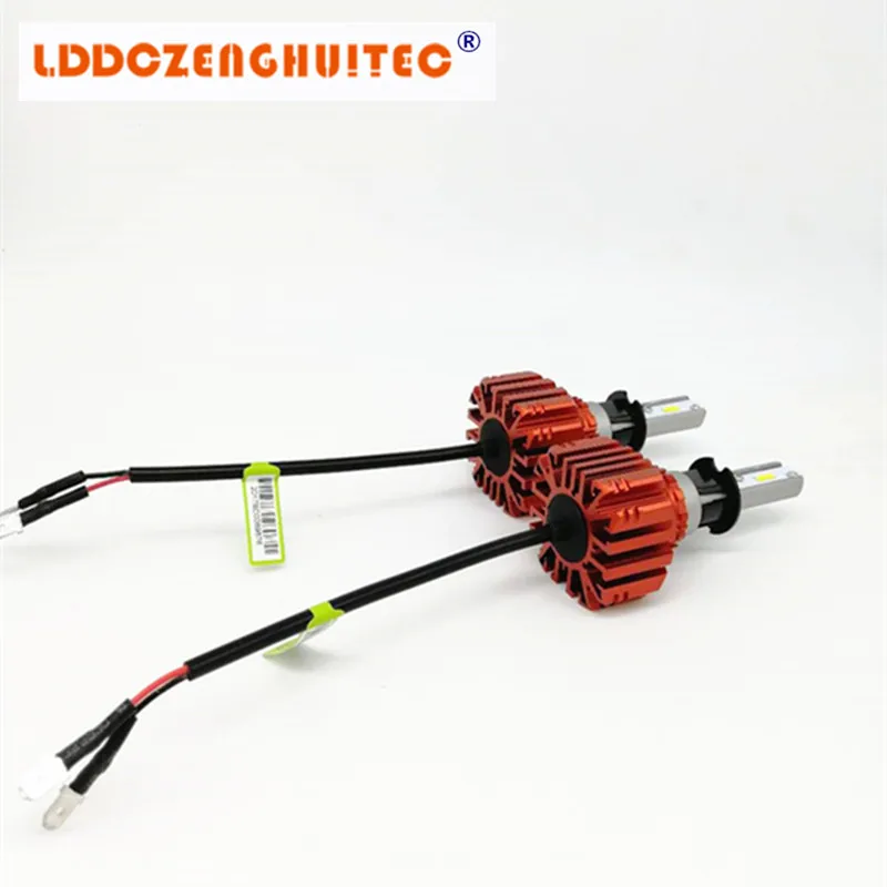 LDDCZENGHUITEC H4 H7 H13 H11 H1 9005 9006 CSP 40 Вт лм все в одном Автомобильные светодиодные передние