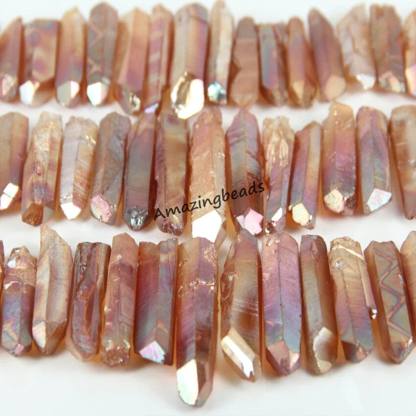 Бусины подвески с титановым покрытием около 36 шт./нить|bead wholesale|wholesale beadspendant beads |