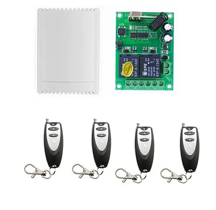 Супер DC 12v 2ch rf реле умный беспроводной пульт дистанционного управления