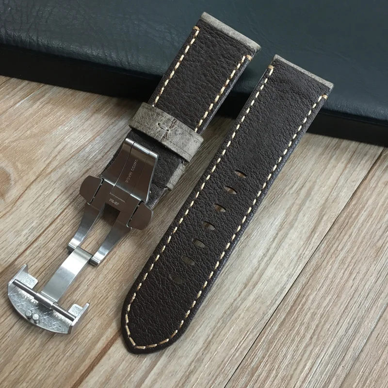 Ремешок из натуральной кожи для часов PAM111 часы пам винтажный итальянский браслет