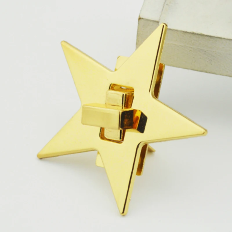 2pcs Fashion New Women Star Metal DIY Clasp Turn Twist Lock For Shoulder Bag Handbag Purse Accessories High Quality | Багаж и сумки