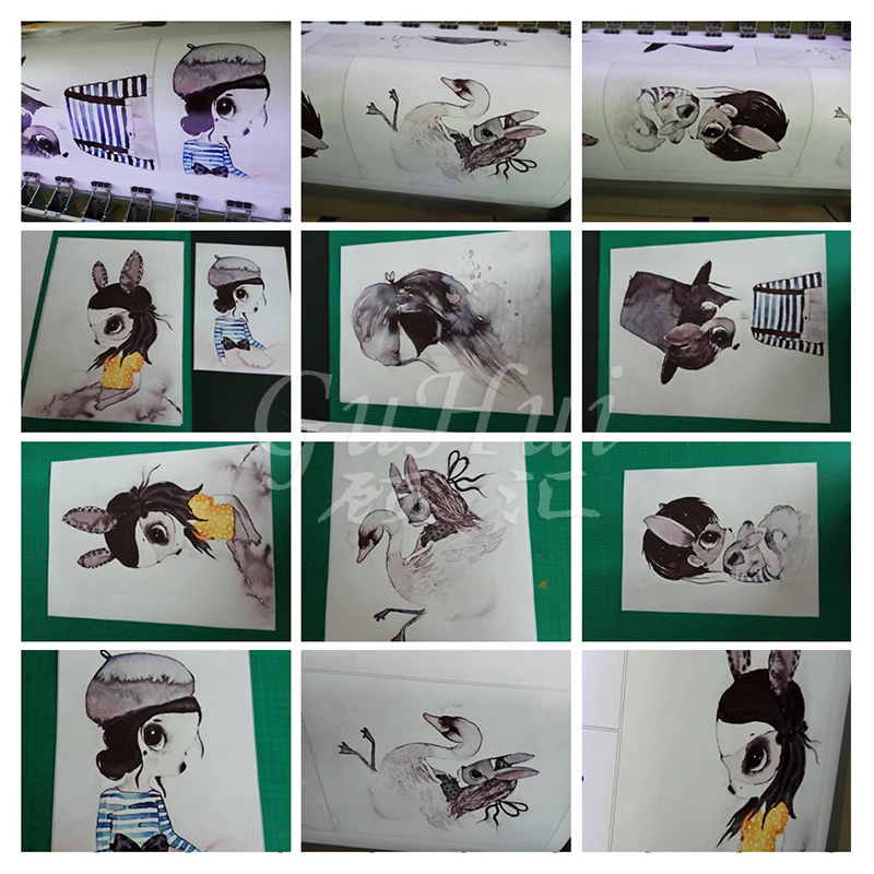 Скандинавские цветные иллюстрации с распылителем мультяшная маска кролик