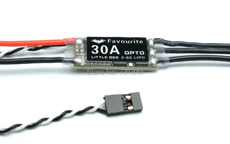 100% Оригинальный FVT Littlebee 30a ESC Mini (2 6 S) OPTO для FPV гоночного дрона мультикоптера с