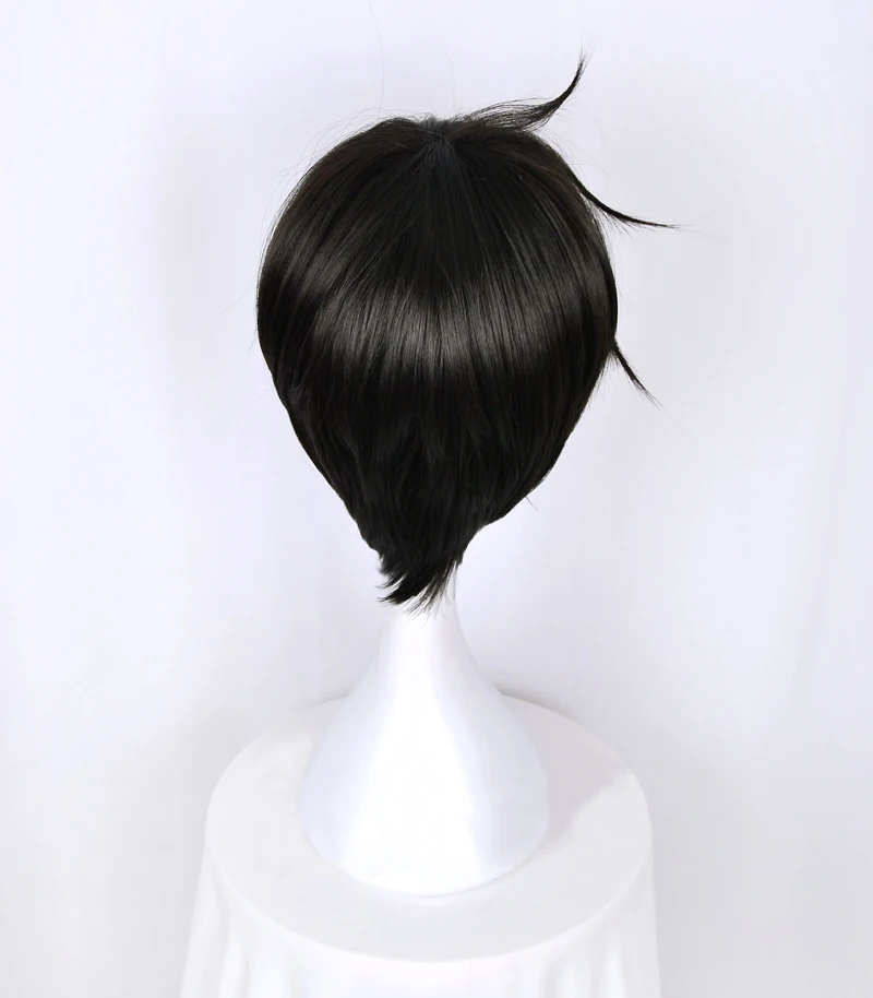 Парик для косплея курошицуджи Себастьян Михаэлис термостойкий короткий черный