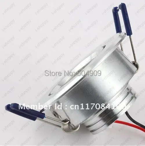 Бесплатная доставка 1 Вт Высокая мощность светодиодный встраиваемый потолочный