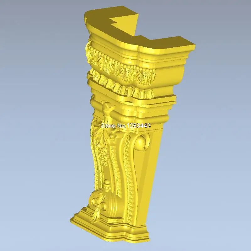 

High quality New 3D model for cnc 3D furniture decoration 3D carved figure sculpture machine in STL file Decor_135