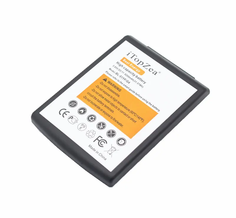 ITopZea 2x8200 мА/ч G4 BL-51YF на Батарея с ТПУ чехол для LG H818 VS999 VS986 US991 F500 F500S F500K F500L H810 H815 |