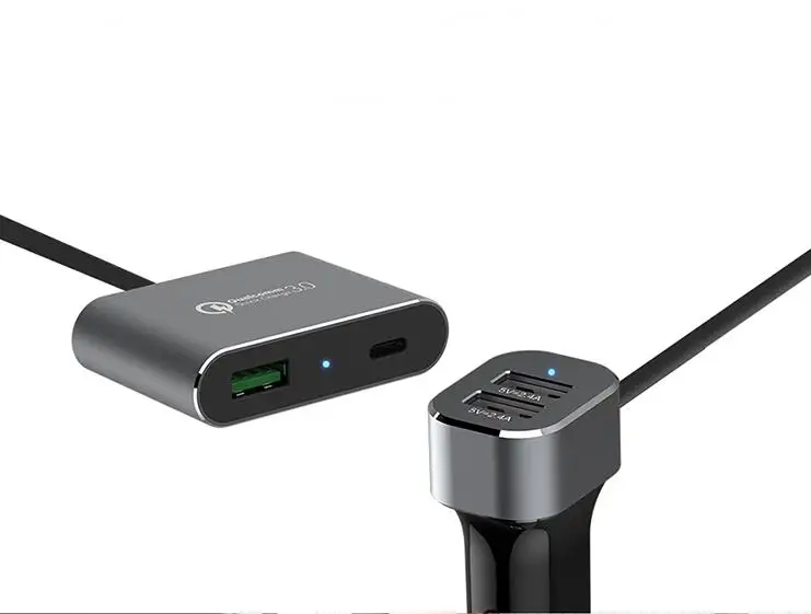 Nillkin PowerShare NKC05 Быстрая зарядка 3,0 4 порта USB/type-C 57 W Автомобильное зарядное устройство