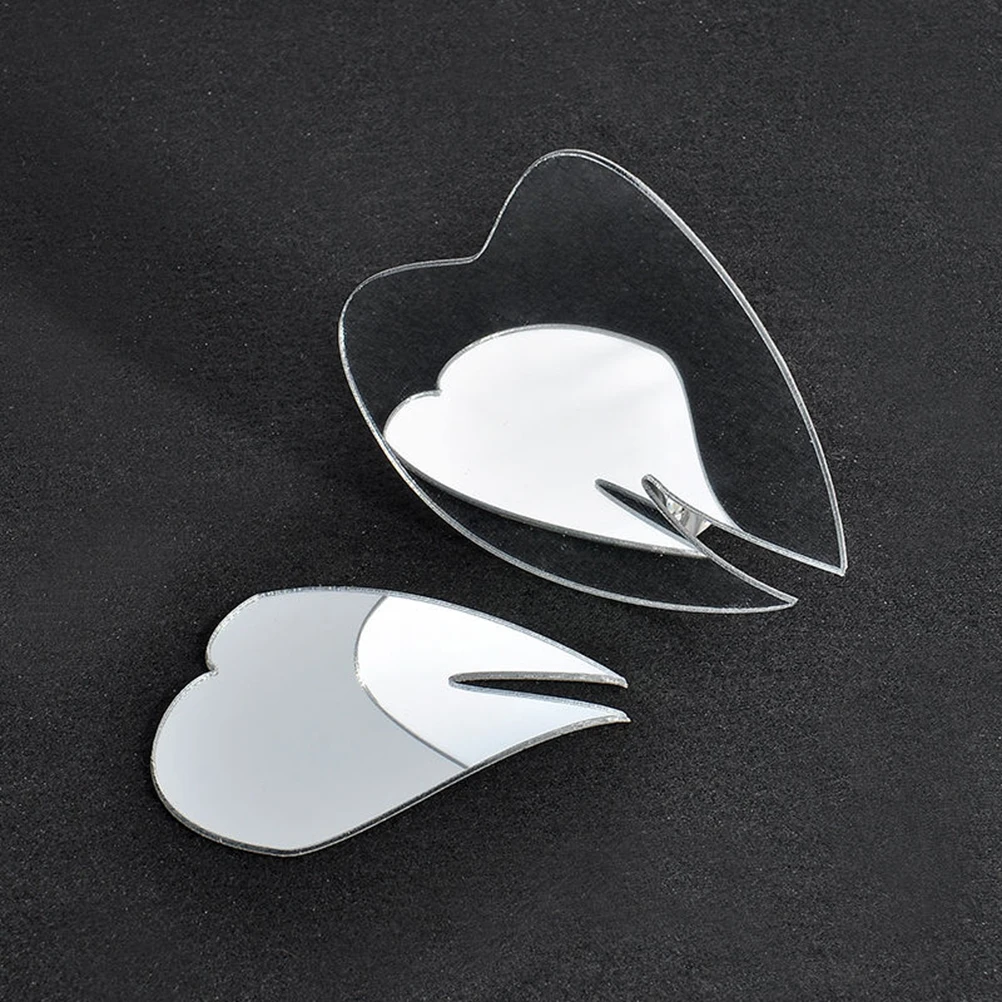 Золотые/серебряные настенные наклейки акриловые 3D зеркальные цветы домашний