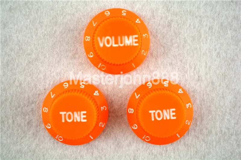 Набор ручек для электрогитары 1 набор регулировки громкости и 2 тона ST SQ Orange|tone