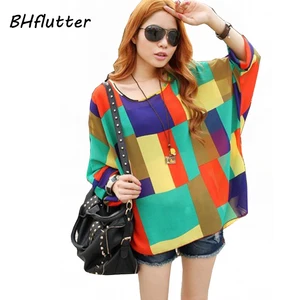 Женская одежда 4XL размера плюс, летние блузки, Новое поступление, пляжные накидки, женские повседневные рубашки из шифона в европейском стиле 2018