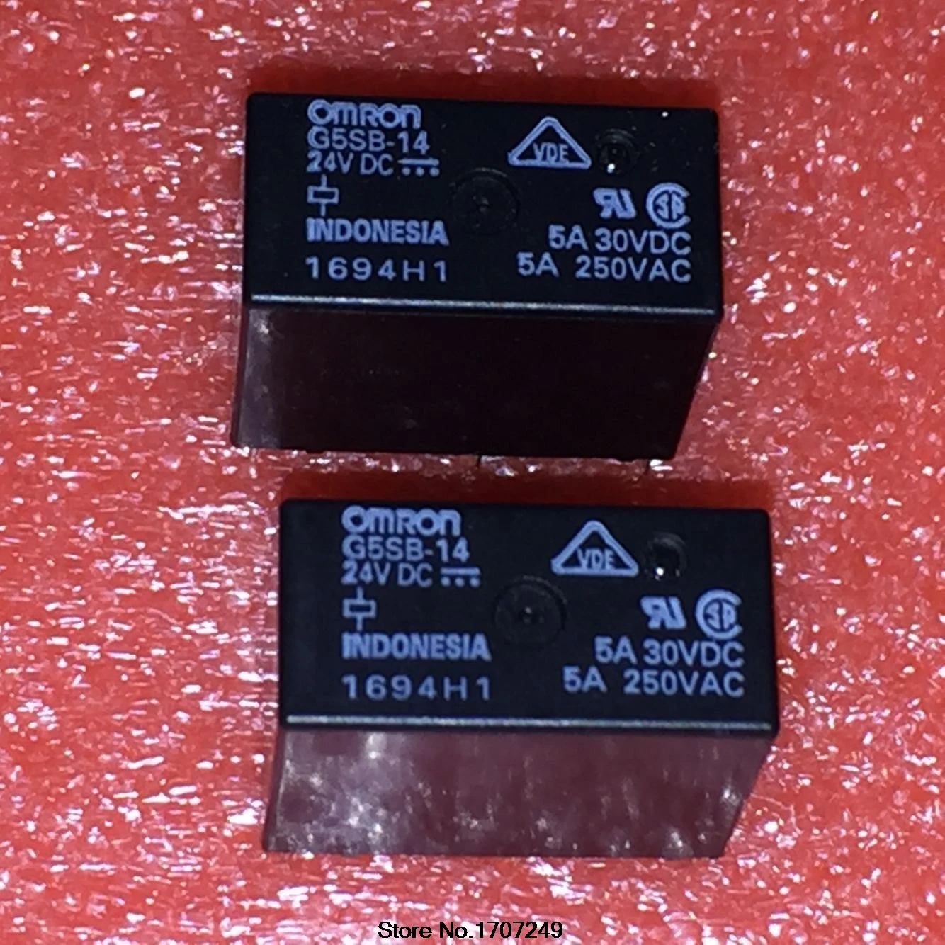 Бесплатная доставка Новый оригинальный Omron Реле 10 шт./лот G5SB 14 24VDC 24V 5Pin|omron relay|relay