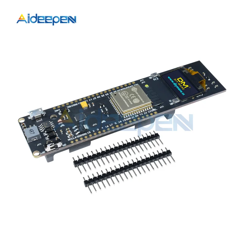 1 шт. ESP32 0,96 дюймовый oled-дисплей цифровой беспроводной Wifi Bluetooth макетная плата 18650 модуль зарядки литиевой батареи ESP-32