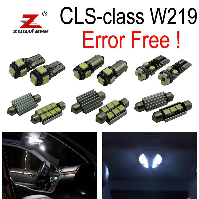 

27pcs LED interior dome lamp full kit + Parking city bulb For Mercedes Benz CLS W219 C219 CLS280 CLS300 CLS350 CLS550 CLS55AMG