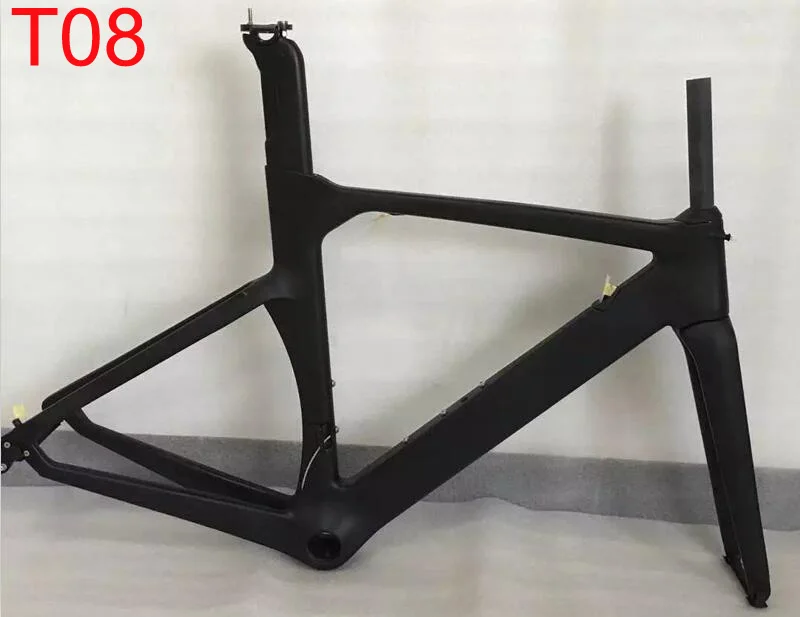 T08 no logo Черный, красный T09 карбоновая рама Colnago рамочный велосипед набор углеродных дорожных Рам BB386 XXS/XS/S/M/L/XL доступно больше 8 цветов - Цвет: T08 no logo