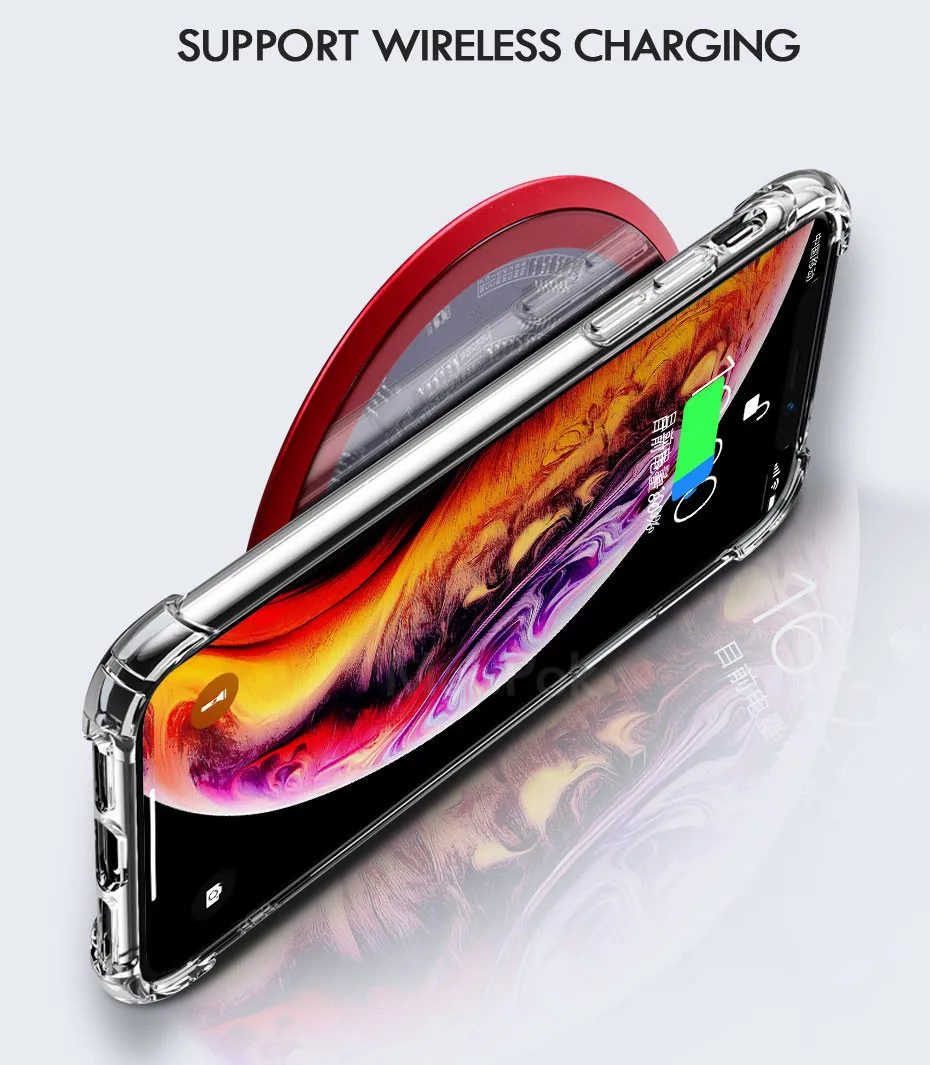 Moopok прозрачный противоударный чехол для телефона для iPhone X XS MAX XR 10 мягкий чехол из ТПУ для iPhone 8 7 6 6s Plus чехол s Shell p30