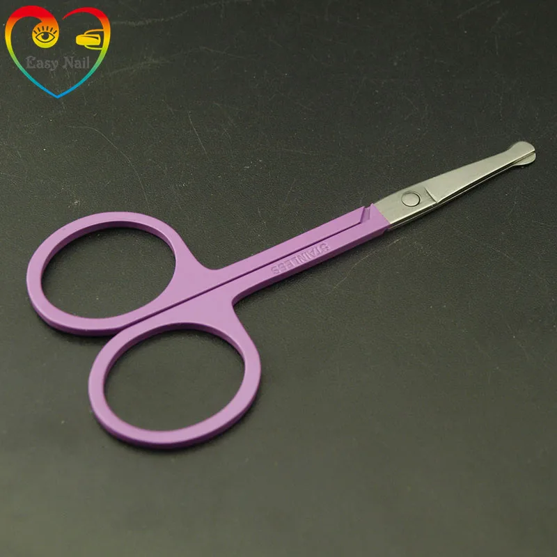 Easy Nail 1 шт. новые красивые узоры ножницы для макияжа маникюра для ногтей бровей носа ресниц кутикулы ножницы инструменты для макияжа, 4 вида