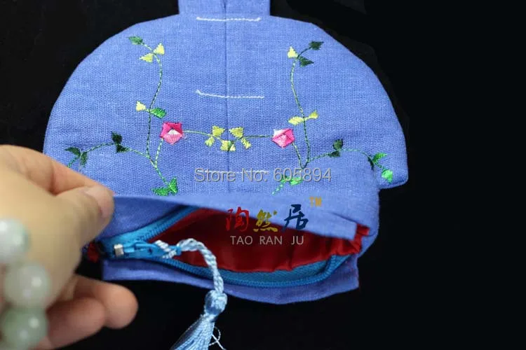 Креативные подарочные пакеты с вышивкой для одежды ювелирных изделий кисточки