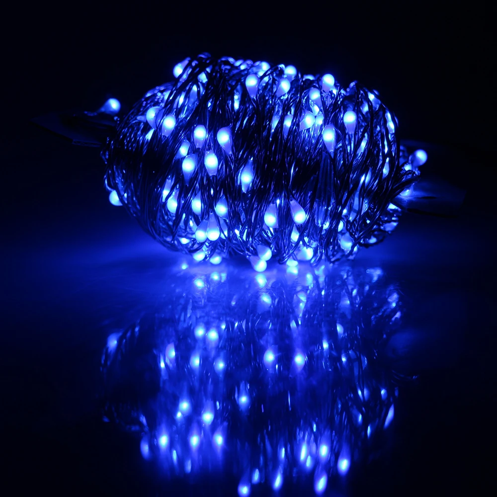 40 м 400 LED наружные рождественские сказочные огни теплый белый медный провод
