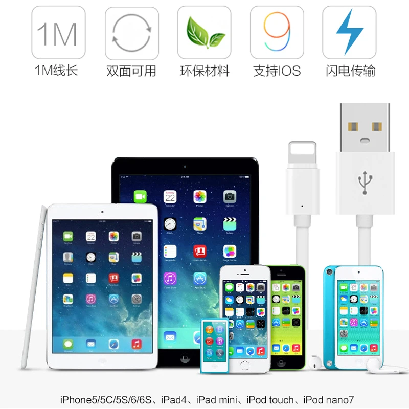 Сертифицированный кабель для Apple MFi 3 м/1 м 2 4 А шнур синхронизации данных и зарядки