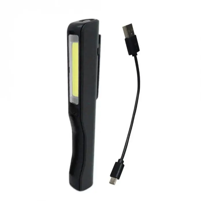 Мини COB светодиодный светильник с зажимом, магнитный USB Перезаряжаемый Рабочий фонарь, светильник-вспышка-M25
